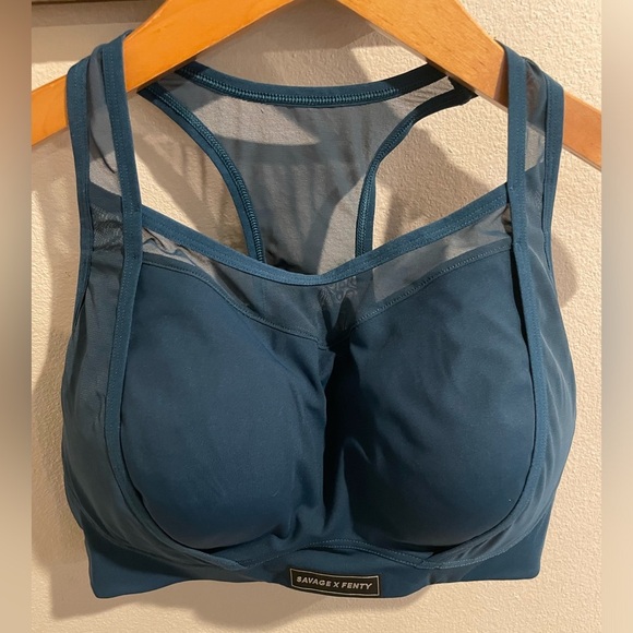 Savage X Fenty breakthru high impact blue sports bra size 40c - Picture 2 of 7